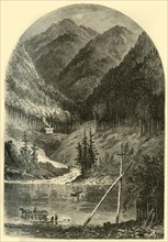 'Ferry at Renovo', 1874.  Creator: A. Measom.