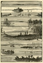 'Lake Champlain, from Plattsburg to St. Albans', 1874.  Creator: William James Palmer.