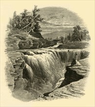 'Lower Falls, Portage', 1874.  Creator: John Douglas Woodward.