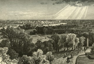'Rochester, from Mount Hope Cemetery', 1874.  Creator: John Filmer.