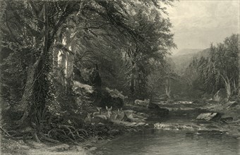 'The Adirondack Woods', 1874.  Creator: Robert Hinshelwood.