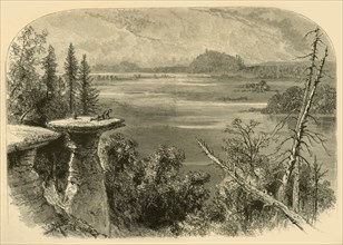 'Stand Rock, on the Wisconsin River', 1874. Creator: Alfred Waud.