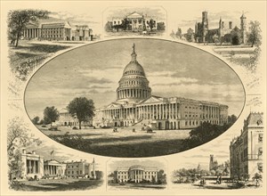 'Public Buildings in Washington', 1874.  Creator: John Filmer.