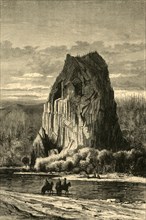 'Castle Rock', 1872.  Creator: John Filmer.