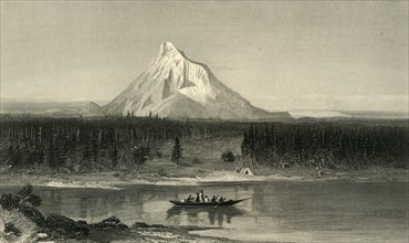 'Mount Hood, from the Columbia', 1872. Creator: Robert Hinshelwood.