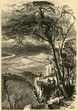 'Lookout Mountain - View from the "Point"', 1872.  Creator: James L. Langridge.