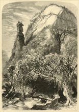 'Chimney Rock, Hickory-Nut Gap', 1872.  Creator: Harry Fenn.