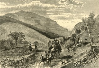 'Mount Washington, from the Conway Road', 1872.  Creator: John J. Harley.