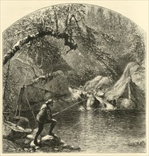 'Emerald Pool, Peabody-River Glen', 1872.  Creator: Harry Fenn.