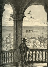 'A Glimpse of Charleston and Bay, from St. Michael's Church', 1872.  Creator: John J. Harley.