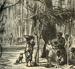 'A Road-side Scene near Charleston', 1872.  Creator: Albert Bobbett.