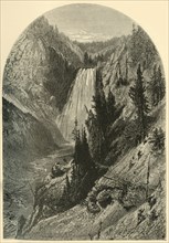 'The Lower Falls', 1872.  Creator: Harry Fenn.