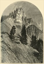 'Cliffs on the Yellowstone', 1872.  Creator: John Filmer.
