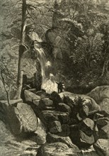 'Purgatory Falls, Head-Waters of the Roanoke', 1872. Creator: John J. Harley.