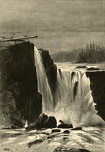 'Southern Side of Willamette Falls', 1872. Creator: Albert Bobbett.