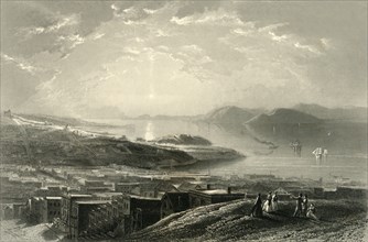 'Golden Gate (From Telegraph Hill)', 1872.  Creator: Edward Paxman Brandard.