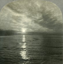 'The Midnight Sun, Reyjavik Harbor, Iceland', c1930s. Creator: Unknown.