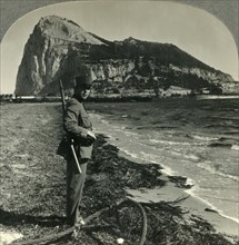 'The Rock of Gibraltar, Great Britain's Stronghold at the Tip of Spain', c1930s. Creator: Unknown.