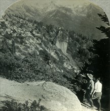 'The Great Western Divide from Panther Gap, Sequoia Nat. Park, Calif.', c1930s. Creator: Unknown.