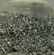 'San Francisco, Calif. From an Airplane - Fairchild Aerial Surveys Inc.', c1930s. Creator: Unknown.