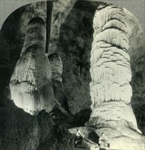 'The Giant Dome, the World's Largest Known Stalagnite, Carlsbad, New Mexico', c1930s. Creator: Unknown.