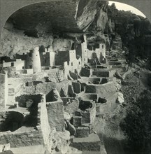 Dismantled Towers and Turrets Broken - Cliff Palace in the Mesa Verde, Colorado', c1930s. Creator: Unknown.