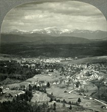 'Across the Valley to the White Mountains - Mt. Washington in Distance, New Hampshire', c1930s. Creator: Unknown.