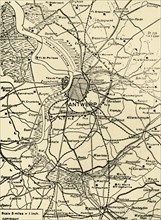 The District Round Antwerp', 1915. Creator: Unknown.