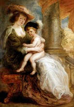 Hélène Fourment with her Son Francis , 1635. Creator: Rubens, Pieter Paul (1577-1640).