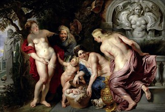 The Finding of the Child Erichthonius, c. 1615. Creator: Rubens, Pieter Paul (1577-1640).