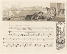 Opus XII, "Brahms Phantasy", 1894. Creator: Klinger, Max (1857-1920).