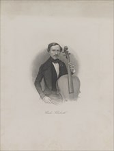 Portrait of Carl Eduard Schuberth (1811-1863), c. 1850. Creator: Anonymous.