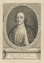 Portrait of the Poet Jean-Baptiste de Santeul (1630-1697) , um 1700. Creator: Desrochers, Étienne-Jehandier (1668-1741).