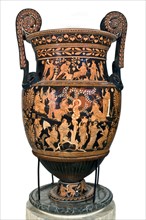 The Garden of the Hesperides (Apulian Krater), ca 360 BC. Creator: Lycurgus Painter (active c. 360-c. 340 BC).
