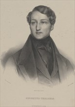 Portrait of the pianist and composer Sigismund Thalberg (1812-1871) , c. 1850. Creator: Lange, Carl (1804-1874).