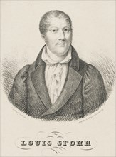 Portrait of Louis Spohr (1784-1859), c. 1830-1840. Creator: Fricke, Friedrich August (1784-1858).