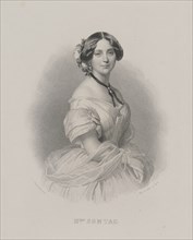 Portrait of the opera singer Henriette Sontag (1806-1854), c. 1850. Creator: Winterhalter, Franz Xavier (1805-1873).