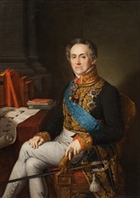 Portrait of Ivan Vasilyevich Tutolmin (1751-1839), 1830s. Creator: Tropinin, Vasili Andreyevich (1776-1857).