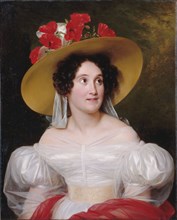 Portrait of Madame Arachequesne, 1831. Creator: Hersent, Louis (1777-1860).