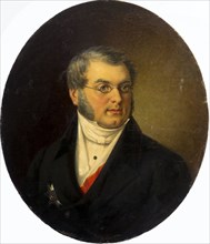 Portrait of the author Mikhail Nikolaevich Zagoskin (1789-1852), 1868. Creator: Bolotov, Dmitry Mikhaylovich (1837-1907).