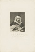 Portrait of Abdelkader ibn Muhieddine (1808-1883), ca 1860. Creator: Anonymous.