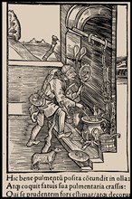 Illustration to the book "Ship of Fools" by Sebastian Brant, 1497. Creator: Anonymous.