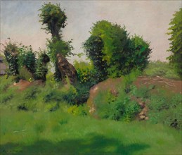 La haie, Honfleur, 1909. Creator: Vallotton, Felix Edouard (1865-1925).