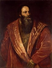 Portrait of Pietro Aretino, 1545. Creator: Titian (1488-1576).
