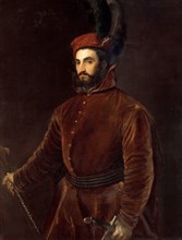 Portrait of Ippolito de' Medici (1511-1535), ca 1533-1534. Creator: Titian (1488-1576).