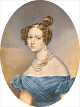 Princess Friederike Charlotte Marie of Württemberg, Grand Duchess Elena Pavlovna of Russia. Creator: Winberg, Ivan Andreyevich (?-1851).