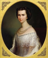 Portrait of Empress Elisabeth of Austria. Creator: Einsle, Anton (1801-1871).