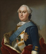 Portrait of Prince George William of Hesse-Darmstadt (1722-1782), ca 1760. Creator: Fiedler, Johann Christian (1697-1765).