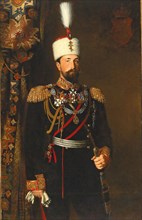 Portrait of Prince Alexander I of Bulgaria (1857-1893), 1881. Creator: Dielitz, Konrad Wilhelm (1845-1933).