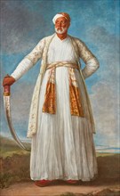 Portrait of Muhammad Dervish Khan, ambassador to the French court sent by Tipu Sultan  , 1788. Creator: Vigée Le Brun, Louise Élisabeth (1755-1842).